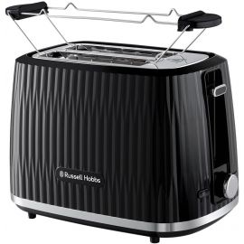 Russell Hobbs Тостер Eden 800Вт, пластик, підігрів, розморожування, чорний