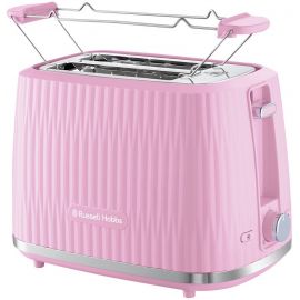 Russell Hobbs Тостер Eden 800Вт, пластик, підігрів, розморожування, малиновий