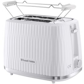 Russell Hobbs Тостер Eden 800Вт, пластик, підігрів, розморожування, білий