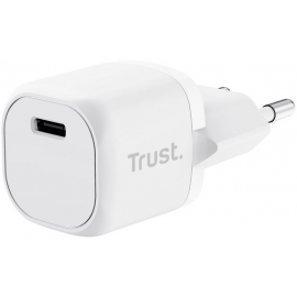 Trust Зарядний пристрій мережевий Maxo 20Вт, USB-C PD, білий