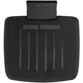 Russell Hobbs Гриль George Foreman прижимний Immersa Small, 1100Вт, темп. режимів-1, з`ємні пластини, метал, пластик, чорний