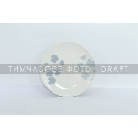 ARDESTO Тарілка десертна Capri, 19.2см, порцеляна, біло-блакитний