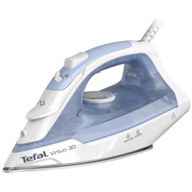 Tefal Праска Virtuo 30, 2000Вт, 240мл, паровий удар -120гр, постійна пара - 27гр, керам. підошва, біло-блакитний