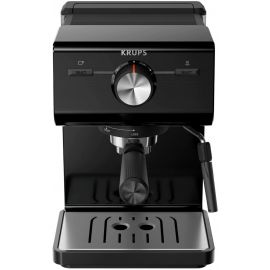 Krups Кавоварка ріжкова Authentic C50 2л, мелена, ручний капучинатор, 15 бар, чорний