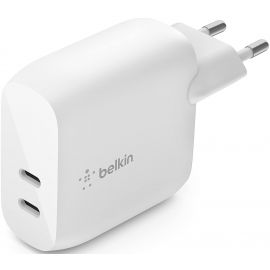 Belkin Зарядний пристрій мережевий 40Вт 2хUSB-С PD, білий
