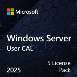 Microsoft Windows Server 2025 CAL 5 User англ, ОЕМ без носія