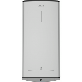 Ariston Водонагрівач електр. плаский слім VELIS TECH 50 EU, 50л, 2*1,5кВт, ун. монтаж, електр. кер-ння, B, Італія, Сірий