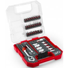 Einhell Набір біт і головок, 1/4" 4-13мм, 37шт, кейс