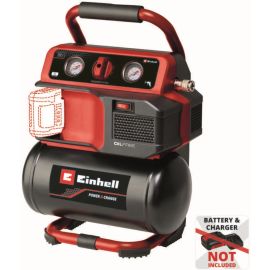 Einhell Компресор повітряний TE-AC 18/75 Li OF - Solo, акумуляторний 18В PXC, 8бар, 75л/хв, бак 5л, 7.76кг, (без АКБ та ЗП)