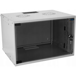 MIRSAN Шафа 19", 9U, SOHO, 535x600 мм, максимально 30 кг, сіра