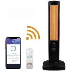 Ufo Інфрачервоний обігрівач Erciyus Smart 2300 2.3 кВт, до 28 м2, колонного типу, IP24, мех. керування, пульт ДК, Wi-Fi