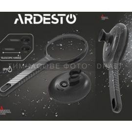 ARDESTO Електрична щітка-масажер для обличчя та тіла, акумулятор, USB Type-C , 4 режими, чорний