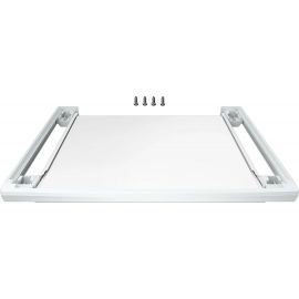 Bosch Комплект монтажний для з'єднання пральної машини з сушильною машиною, висувна полиця, білий
