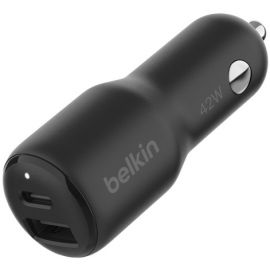 Belkin Зарядний пристрій автомобільний 42Вт USB-A/USB-C PD PPS, чорний