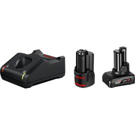 Bosch Набір акумулятора та зарядного пристрою GBA, 1х18В 2А·год, 1х18В 4А·год, ЗП GAL 12V-40
