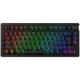 HyperX Клавіатура механічна Alloy Rise 75key, Red, USB-A/WL/BT, EN/UA, RGB, чорний