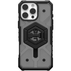 UAG Чохол+магнітне кільце-тримач для iPhone 16 Pro Max, Pathfinder Clear Magsafe, Ash/Black Stand