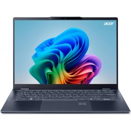 Acer Ноутбук Swift 14 AI SF14-51 14.5" 2.8K OLED, Intel U5-226V, 16GB, F512GB, UMA, Win11, синій