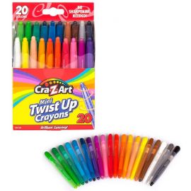 Cra-Z-Art Кольорові олівці Mini Twist Up, 20шт