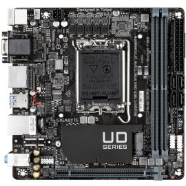 Gigabyte Материнська плата H610I s1700 H610 2xDDR5 M.2 HDMI D-Sub ATX