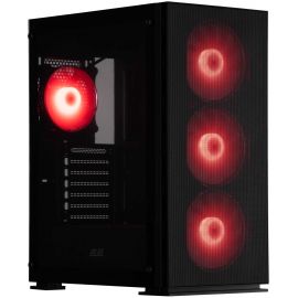 2E Gaming Корпус Virtus Neo G3301N без БЖ 2xUSB3.0, 1xUSB2.0, 3x140мм ARGB, 1x120мм ARGB, VGA 340мм, LCS ready, контролер з пультом, TG Side Panel, ATX, чорний