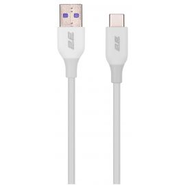 2E Кабель USB-A - USB-C Glow 1m White