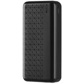2E Акумулятор портативний літій-іонний Power Bank Geometry 20000мА·год, 18Вт, PD, QC, чорний