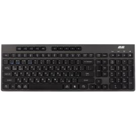2E Клавіатура мембранна KS280 120key, WL/BT, EN/UK, silent, чорно-сіра