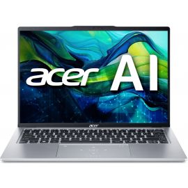Acer Ноутбук Swift Go 14 SFG14-73 14" 2.2k IPS, Intel U5-125H, 16GB, F1TB, UMA, Lin, сріблястий