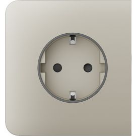 Ajax Бічна панель для вбудованої розетки SideCover for Outlet Basic, ivory