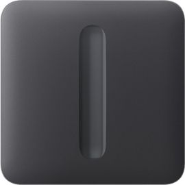 Ajax Кнопка для одноклавішного вимикача димера SoloButton Dimmer 1-gang 2-way for LightSwitch, Jeweler, бездротовий, graphite