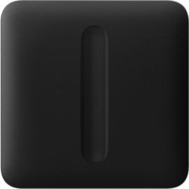 Ajax Кнопка для одноклавішного вимикача димера SoloButton Dimmer 1-gang 2-way for LightSwitch, Jeweler, бездротовий, чорний