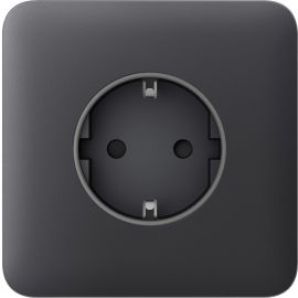 Ajax Передня панель для вбудованої розетки SoloCover for Outlet Basic, graphite