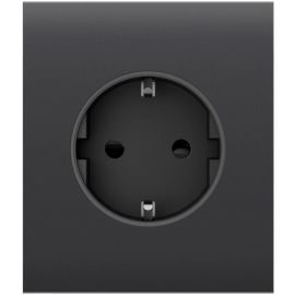 Ajax Центральна панель для вбудованої розетки CenterCover for Outlet Basic, graphite