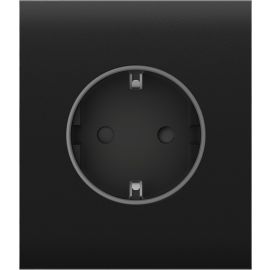 Ajax Центральна панель для вбудованої розетки CenterCover for Outlet Basic, чорний