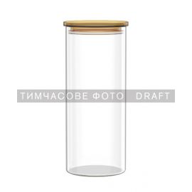 ARDESTO Банка для зберігання Fresh 1600мл, скло, пластик, прозорий