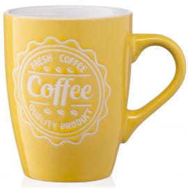 ARDESTO Чашка Coffee, 330 мл, жовта, кераміка