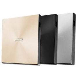 ASUS Привід оптичний портативний ZenDrive SDRW-08U9M-U DVD+-R/RW burner M-DISC USB Type-C Slim золото Retail Box
