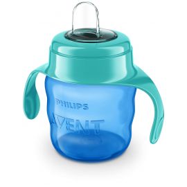 AVENT Чашка-непроливайка з м'яким носиком, 200мл, 6міс+, блакитний