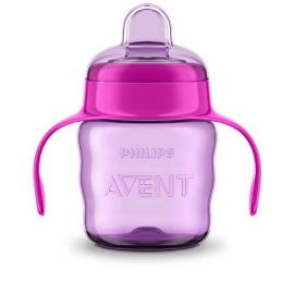 AVENT Чашка-непроливайка з м'яким носиком, 200мл, 6міс+, рожевий