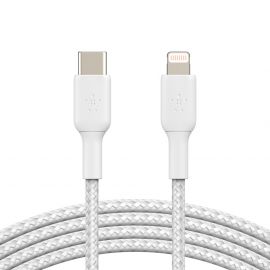 Belkin USB-С - Lightning, BRAIDED[2m, white]