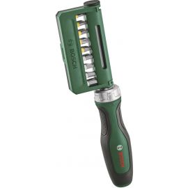 Bosch Викрутка з тріскачкою, 18 біт, 225мм, сталь CrV
