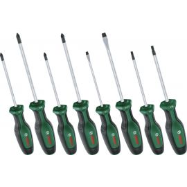 Bosch Викрутка набір 8шт, SL 4, 6.5 мм, PH1х100 мм, PH2х125 мм, PZ1х100 мм, PZ2х125 мм, Т20х100, Т25х100