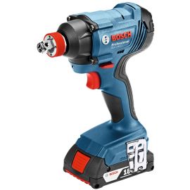 Bosch Гайковерт ударний GDX 180-Li, акум., 2х18 В, 180 Нм, M6-M14, 1.1кг, кейс