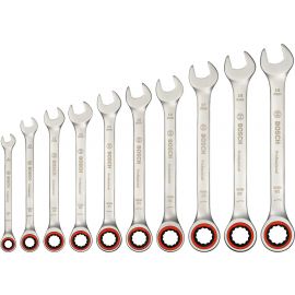 Bosch Ключі комбіновані, набір 10шт, 8-19мм