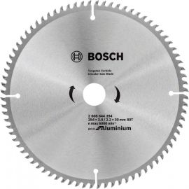 Bosch Диск пиляльний Eco for Aluminium 254x30-80T