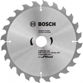 Bosch Диск пиляльний Eco for Wood 230x30-24T