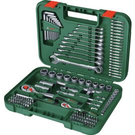 Bosch Набір інструментів, 1/2", 1/4", 132шт, CrV