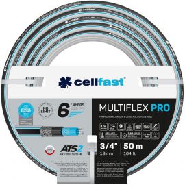 Cellfast Шланг садовий MULTIFLEX PRO 3/4" 50м, 6 шарів, до 35 Бар, -20…+65°C
