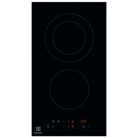 Electrolux Варильна поверхня електрична склокерамічна, 30см, доміно, чорний